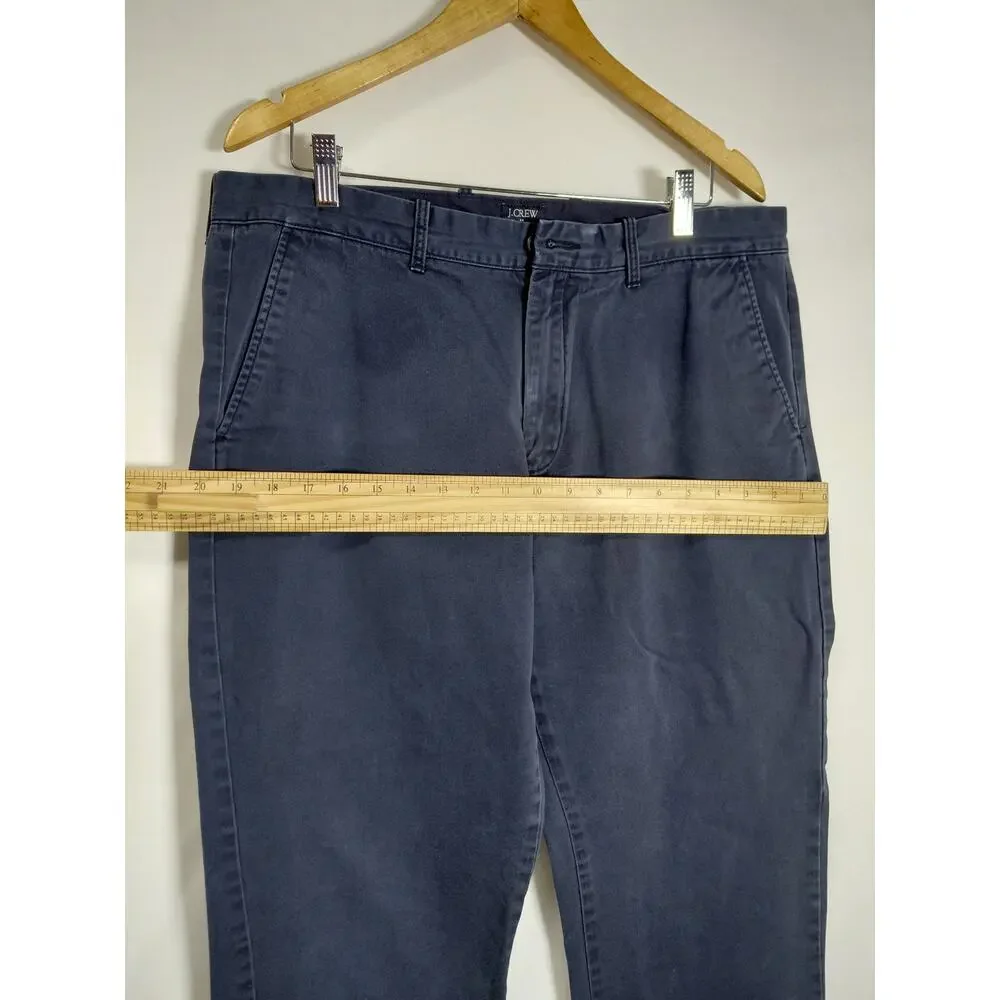 J.Crew THE Sutton Navy Straight Leg Chino Pants Men Size W36 L32